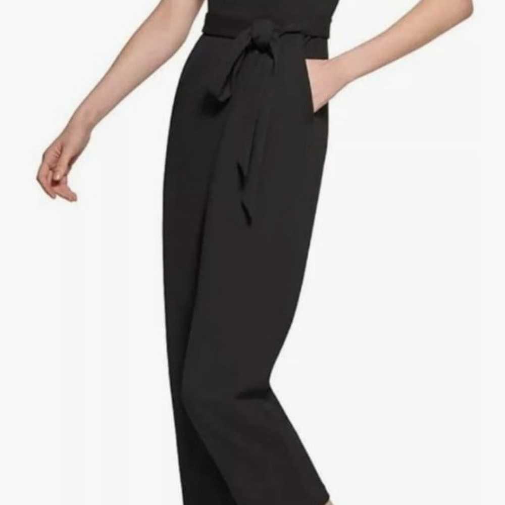 Calvin Klein women's jumpsuit cream tulip sleeves… - image 6