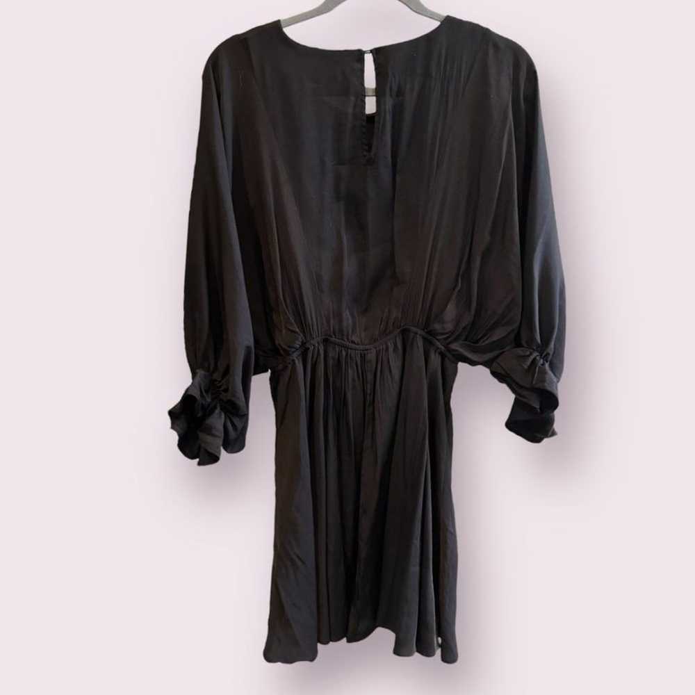 Mustard Seed Black Long Sleeve Blouson Dress - Si… - image 2