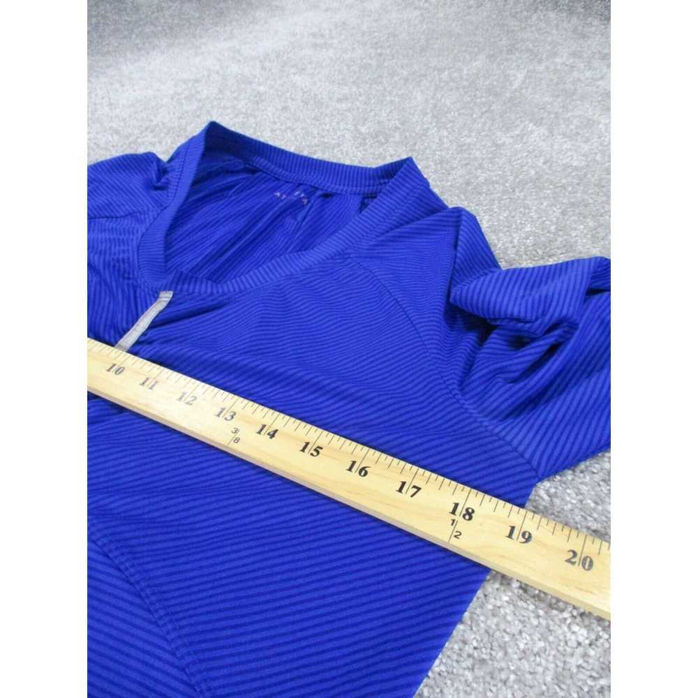 Athleta Athleta Shirt Womens Medium Blue Long Sle… - image 3