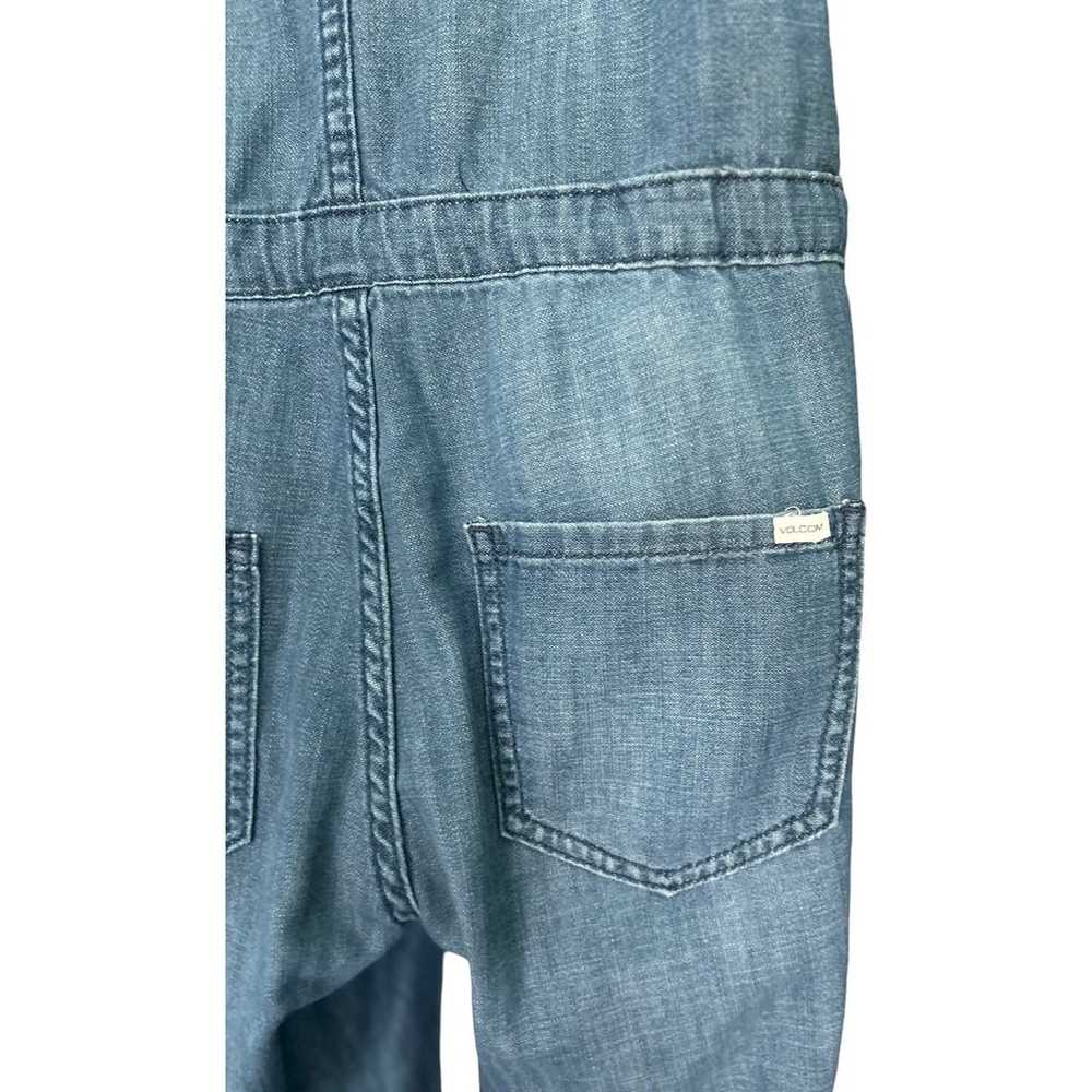 EUC Volcom Painterly Denim Chambray slim leg Jump… - image 9