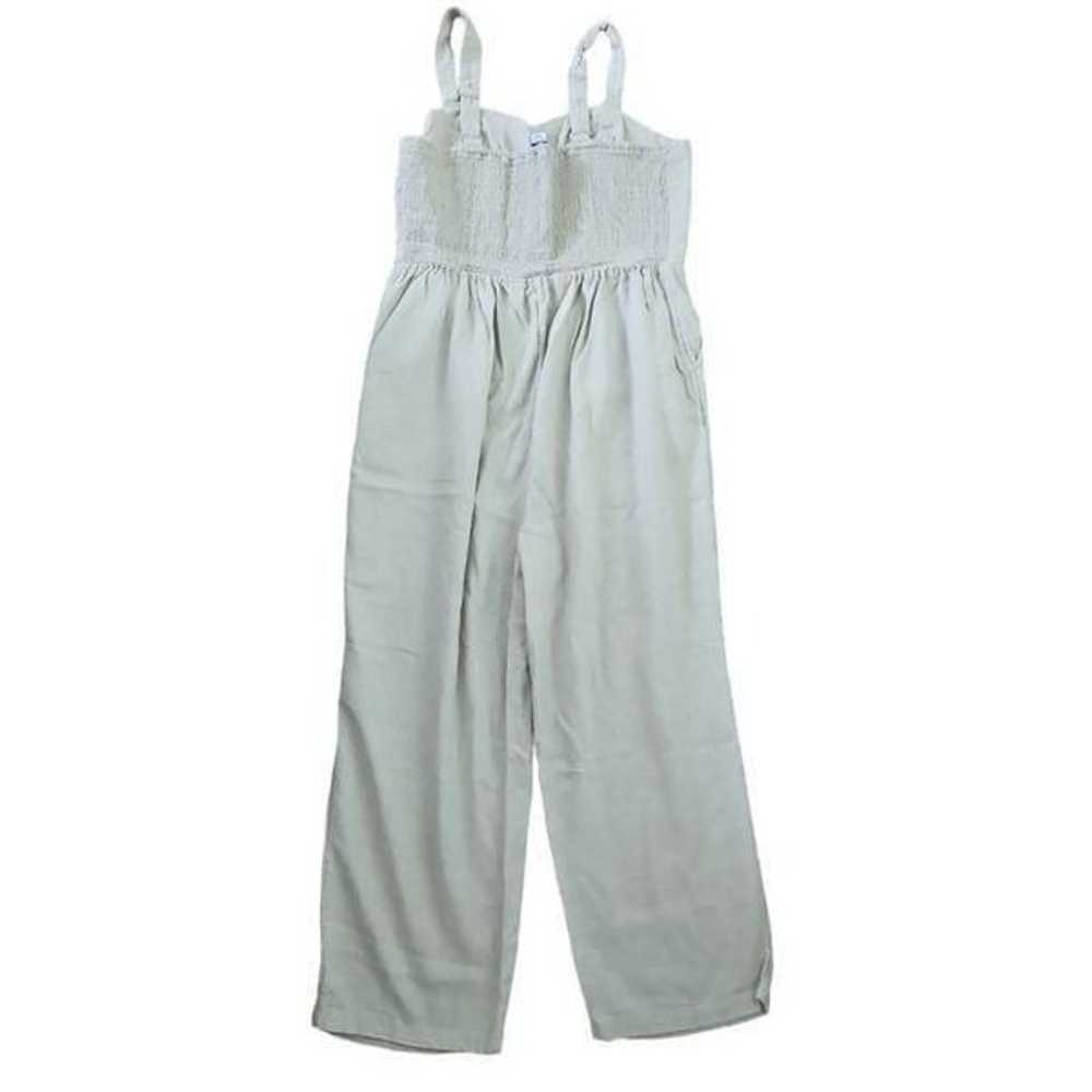 Old Navy Fit & Flare Linen-Blend Jumpsuit in Natu… - image 6