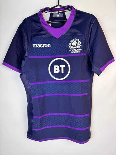 macron Scotland ラグビー アンセムジャケット　ネイビー 24 SRUスコットランドラグビー アンセムジャケット | メンズ
