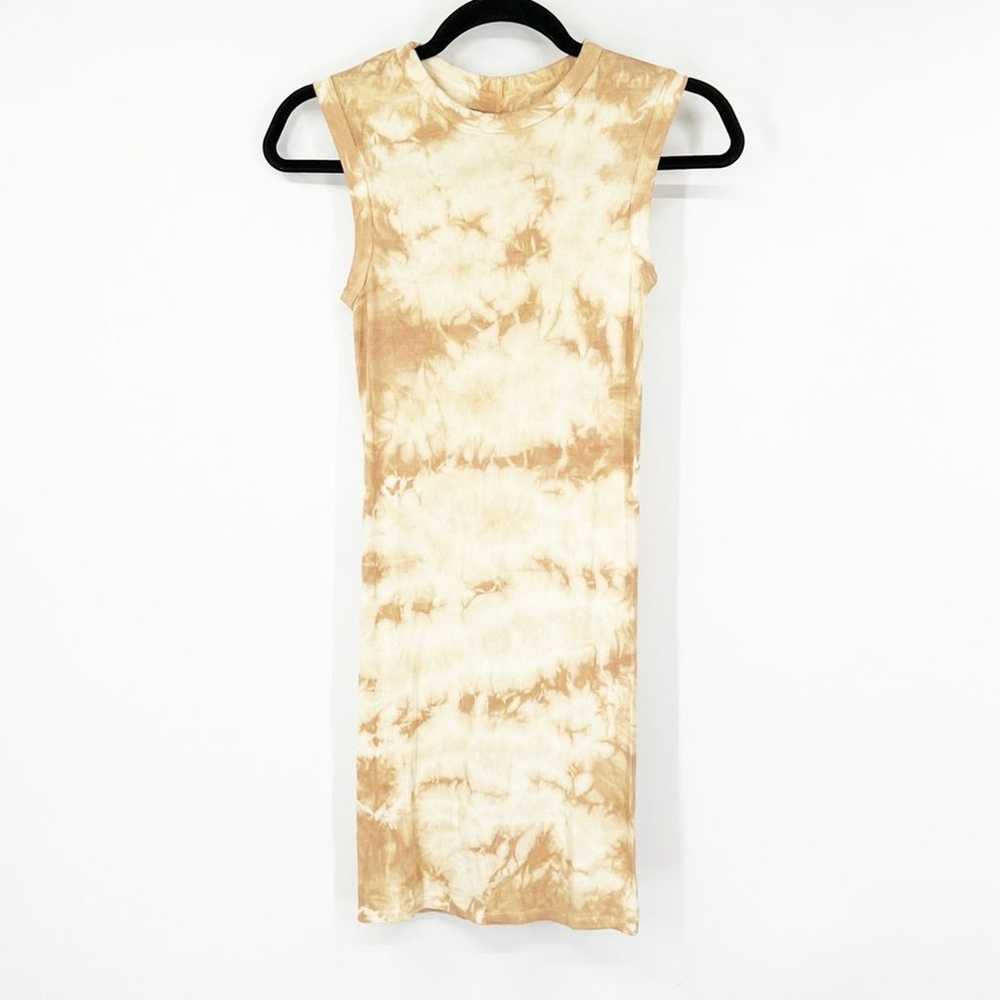 Enza Costa Tie-Dye Silk Blend Tank Dress - image 1