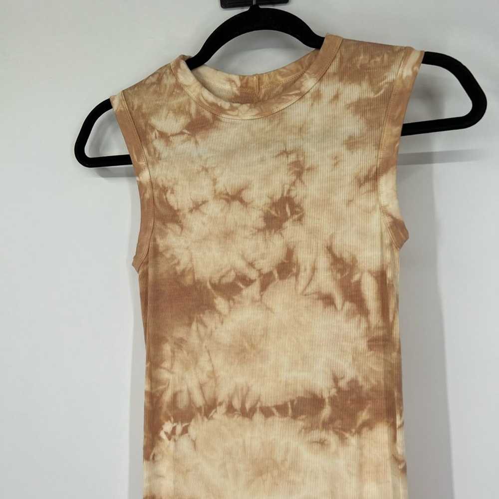 Enza Costa Tie-Dye Silk Blend Tank Dress - image 2