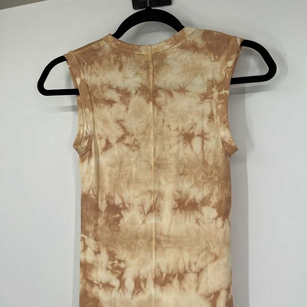 Enza Costa Tie-Dye Silk Blend Tank Dress - image 6