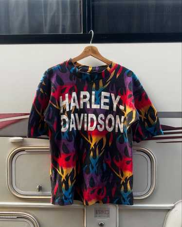 90s) harley davidson flame - Gem