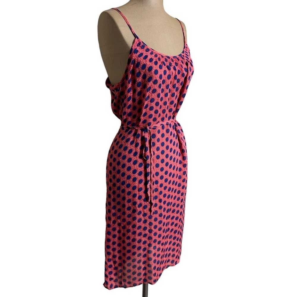 Tucker Red Silk Polka Dot Spaghetti Strap Dress s… - image 4