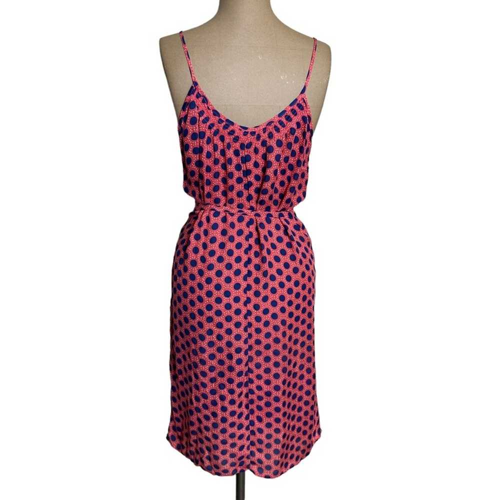 Tucker Red Silk Polka Dot Spaghetti Strap Dress s… - image 5