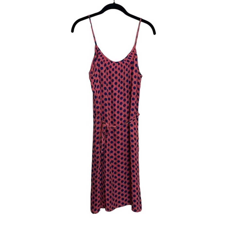 Tucker Red Silk Polka Dot Spaghetti Strap Dress s… - image 8