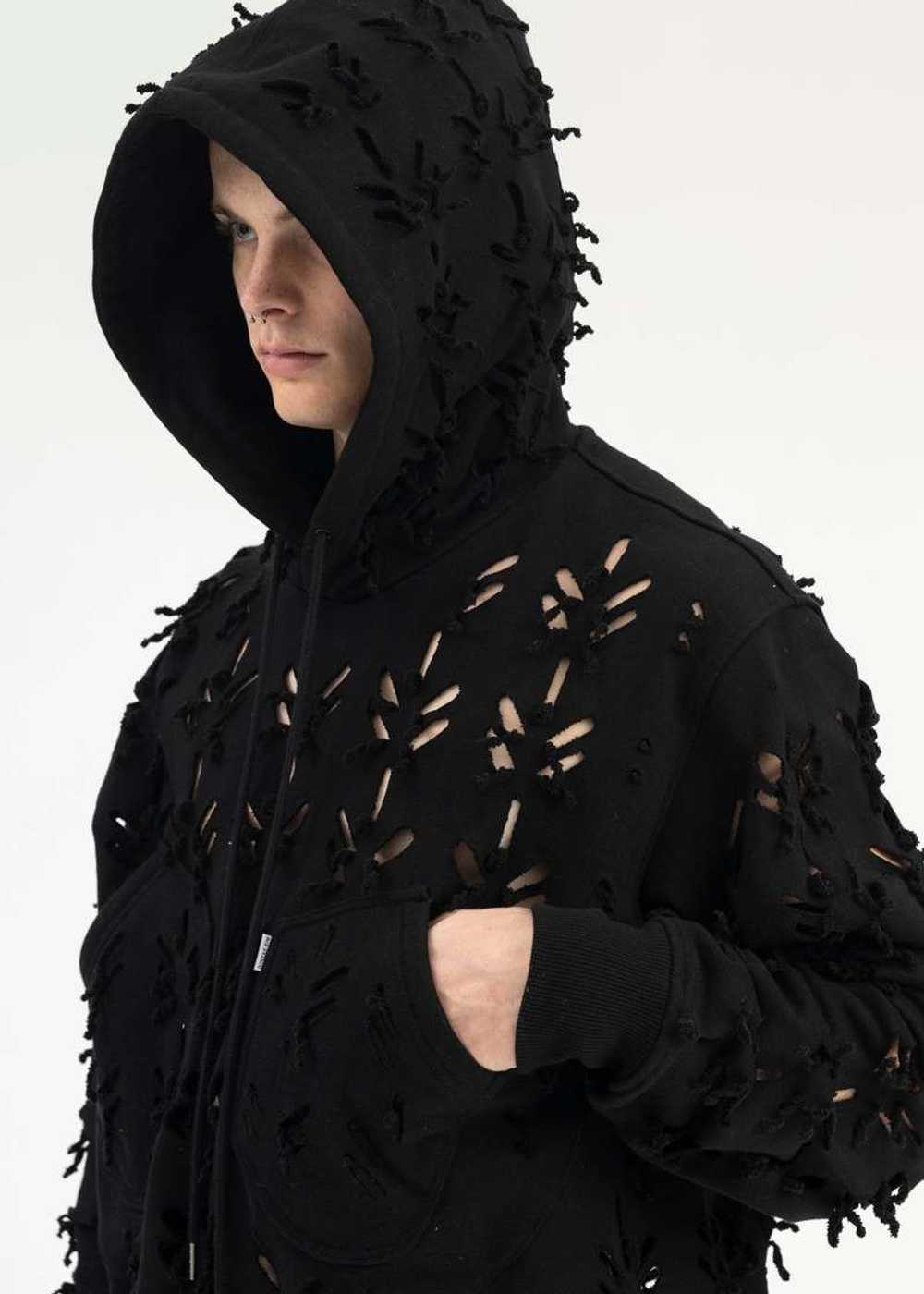 Juntae Kim Slashed hoodie - image 2