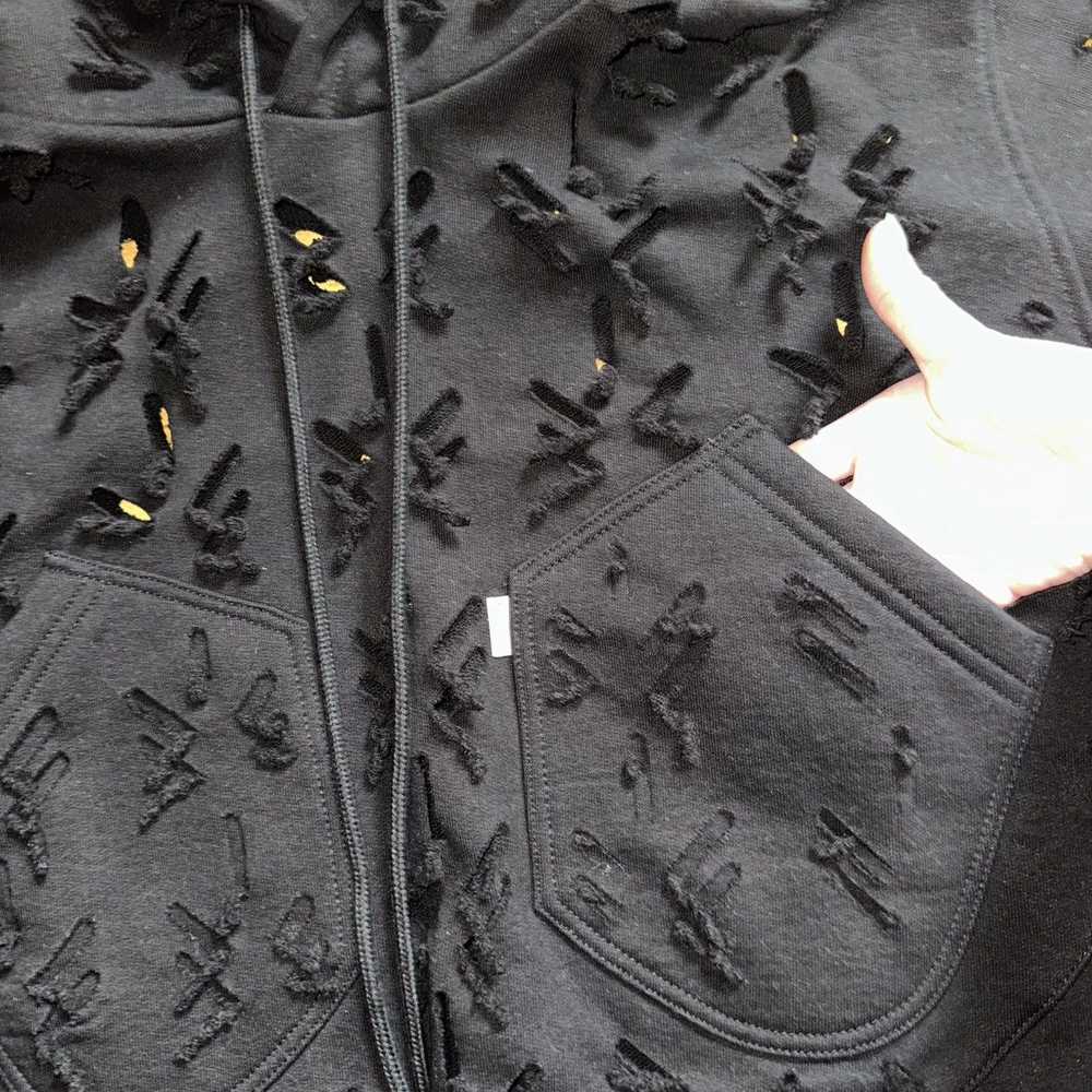 Juntae Kim Slashed hoodie - image 6