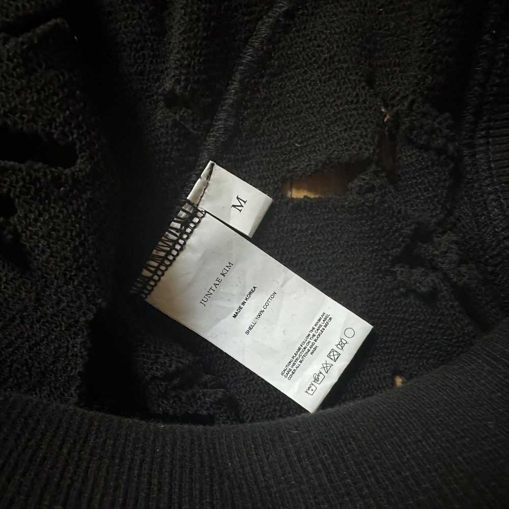 Juntae Kim Slashed hoodie - image 8