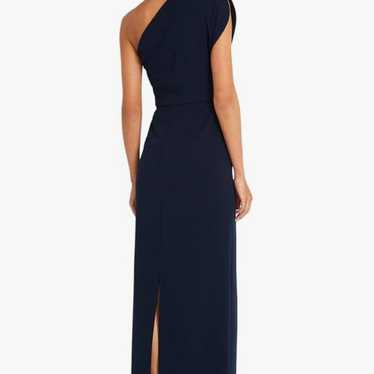 Maggy London Elegant One Shoulder Long Black Tie … - image 1