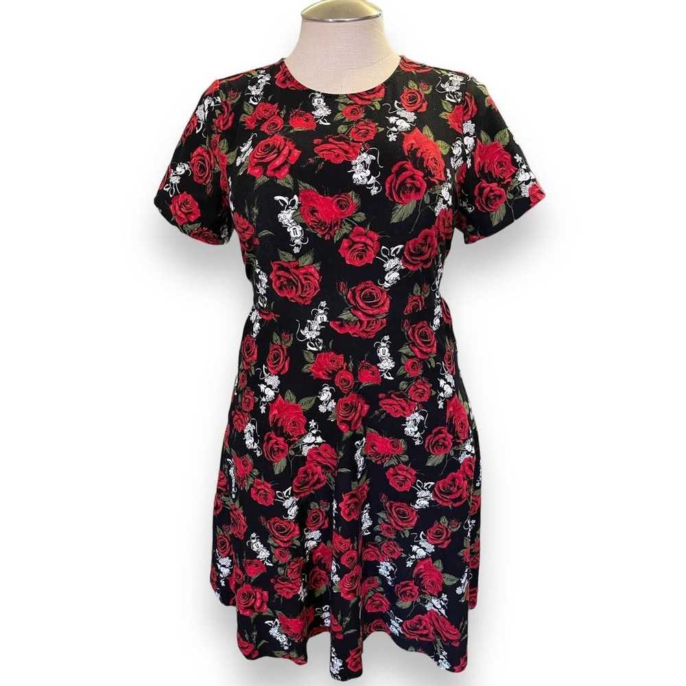 Torrid Plus Size 1 Disney Minnie Mouse Roses Hear… - image 2