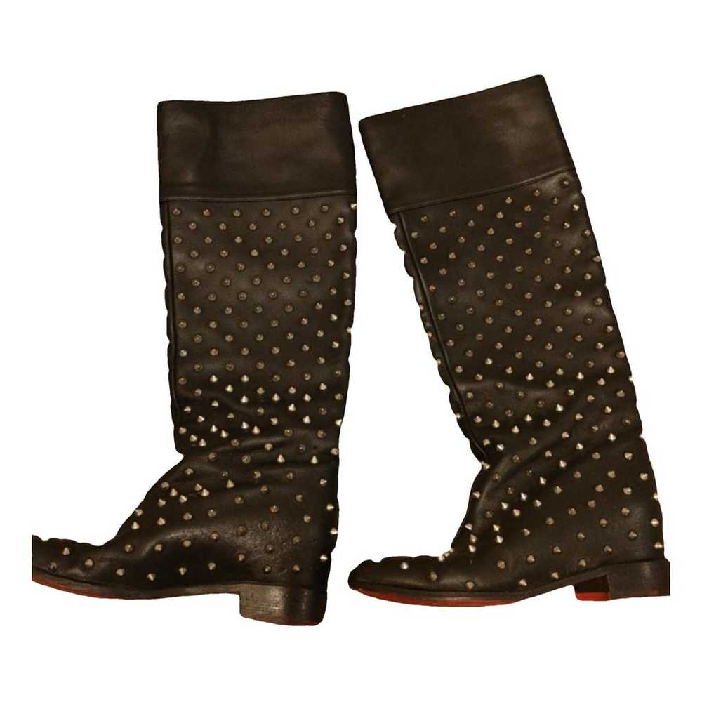 Christian Louboutin Cate leather boots - image 1