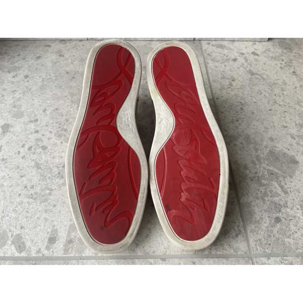 Christian Louboutin Rantulow leather low trainers - image 2