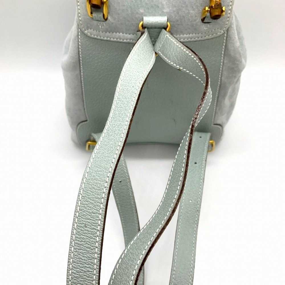 Gucci GUCCI Backpack Daypack Bamboo Suede/Leather… - image 7