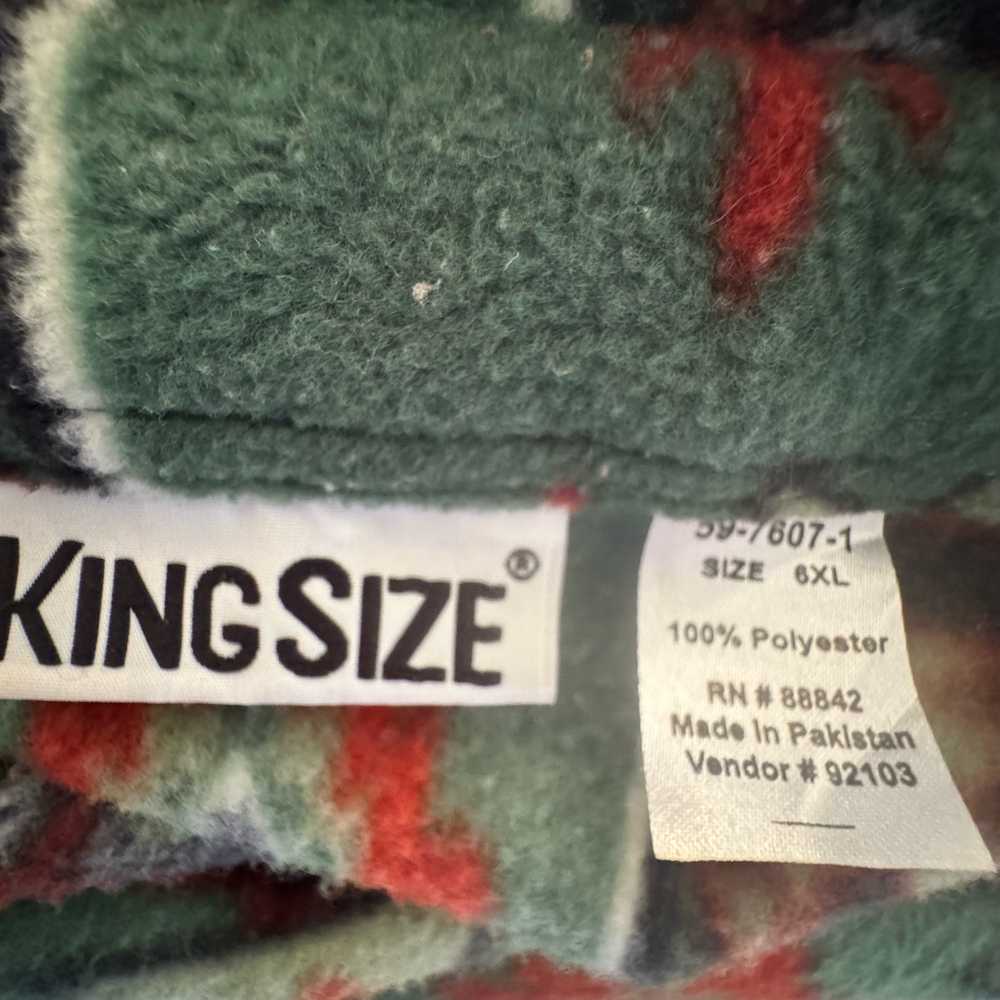 King Size Fleece Shacket Jacket Men's 6XL Aztec S… - image 10