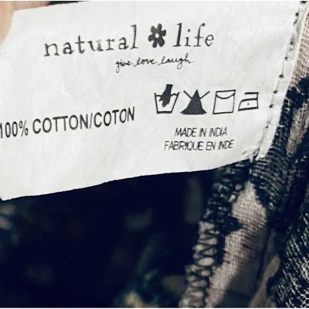 Natural Life Dress Womens Large XL Washed Black F… - image 9