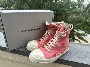 Popular rick owens ramones pink high