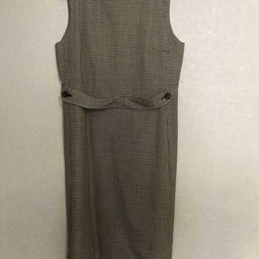 MASSE MENSCH Check Pattern Sleeveless Dress - image 1