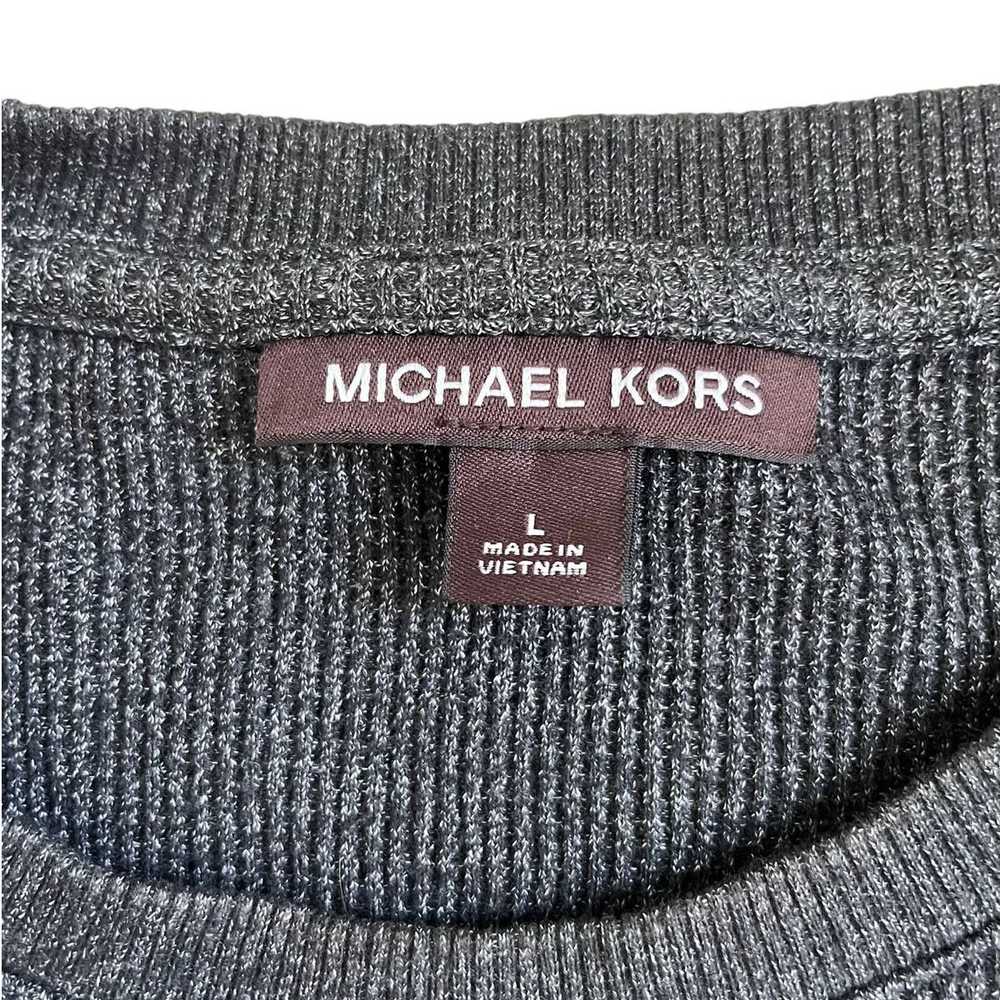 Michael Kors Sweatshirt Sweater Gray Should Patch… - image 5