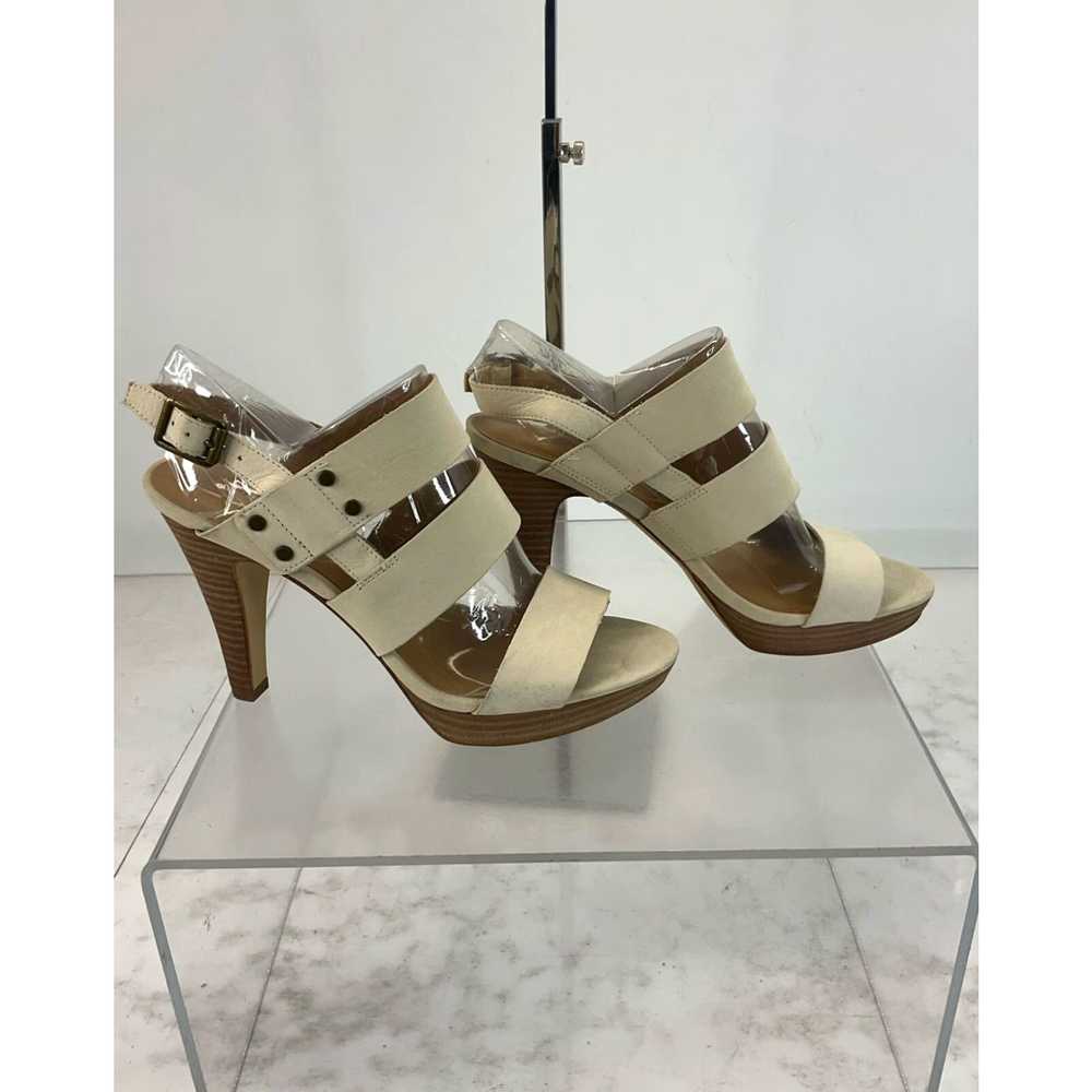 Franco Sarto Franco Sarto Beige Leather Ankle Str… - image 2