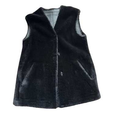 Sprung Frères Shearling short vest - image 1