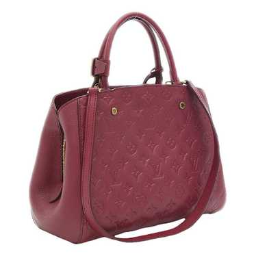 Louis Vuitton Montaigne leather handbag