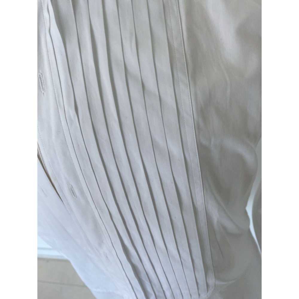 Charvet Charvet Paris White Men's Pleated 15.5/39… - image 2