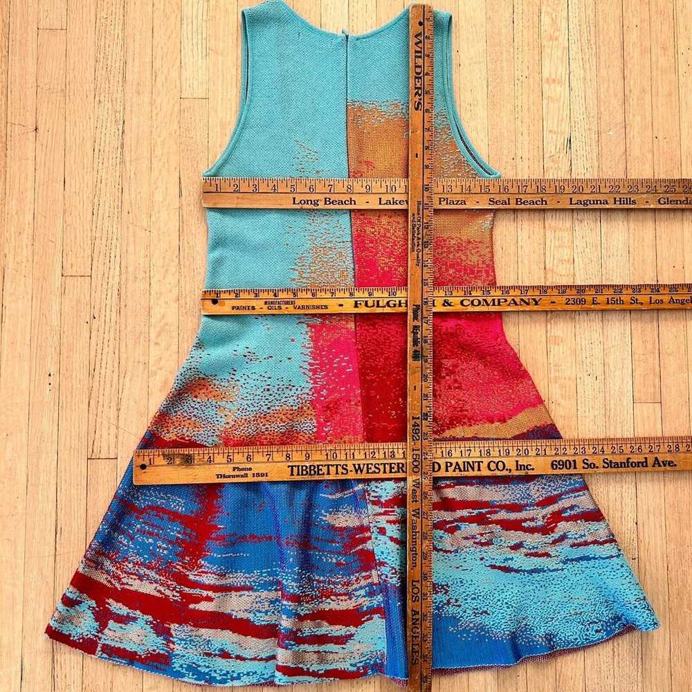 Knit Colorful Mini Dress by Anthropologie Cecilia… - image 9