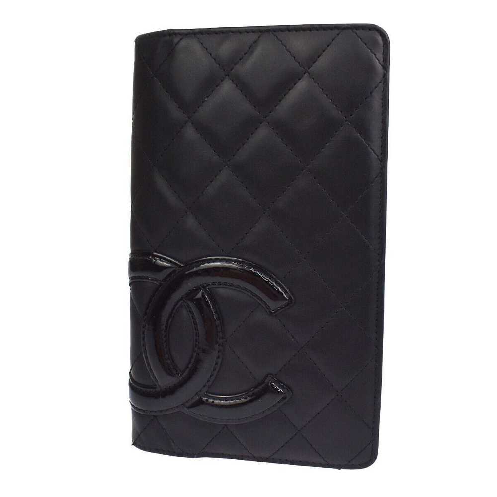 Chanel Cambon Black Leather Wallet (Pre-Owned) - image 1