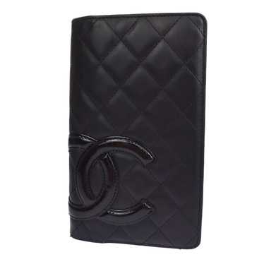 Chanel Cambon Black Leather Wallet (Pre-Owned) - image 1