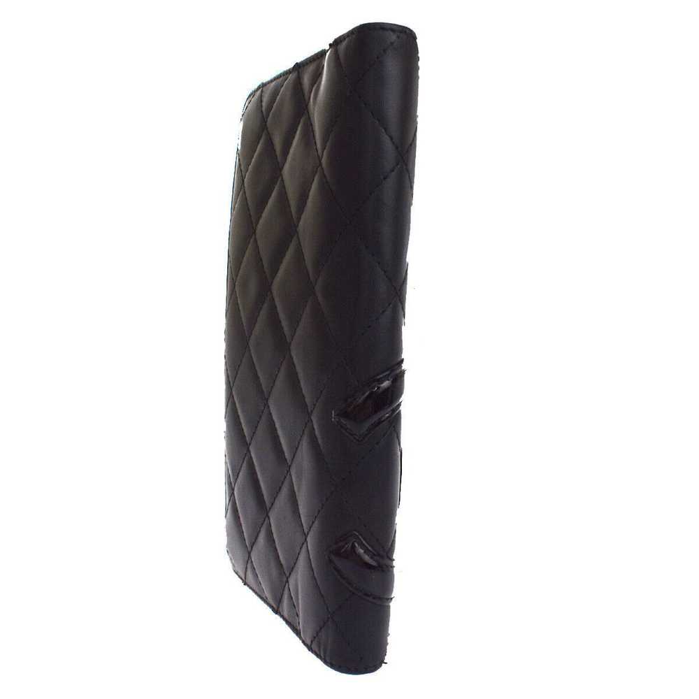 Chanel Cambon Black Leather Wallet (Pre-Owned) - image 3