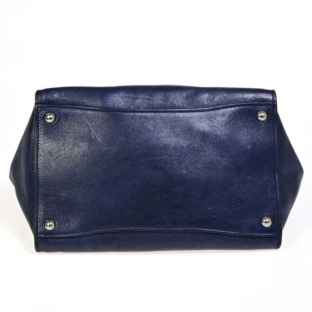 Prada Twin Pocket Navy Leather Handbag (Pre-Owned) - image 11