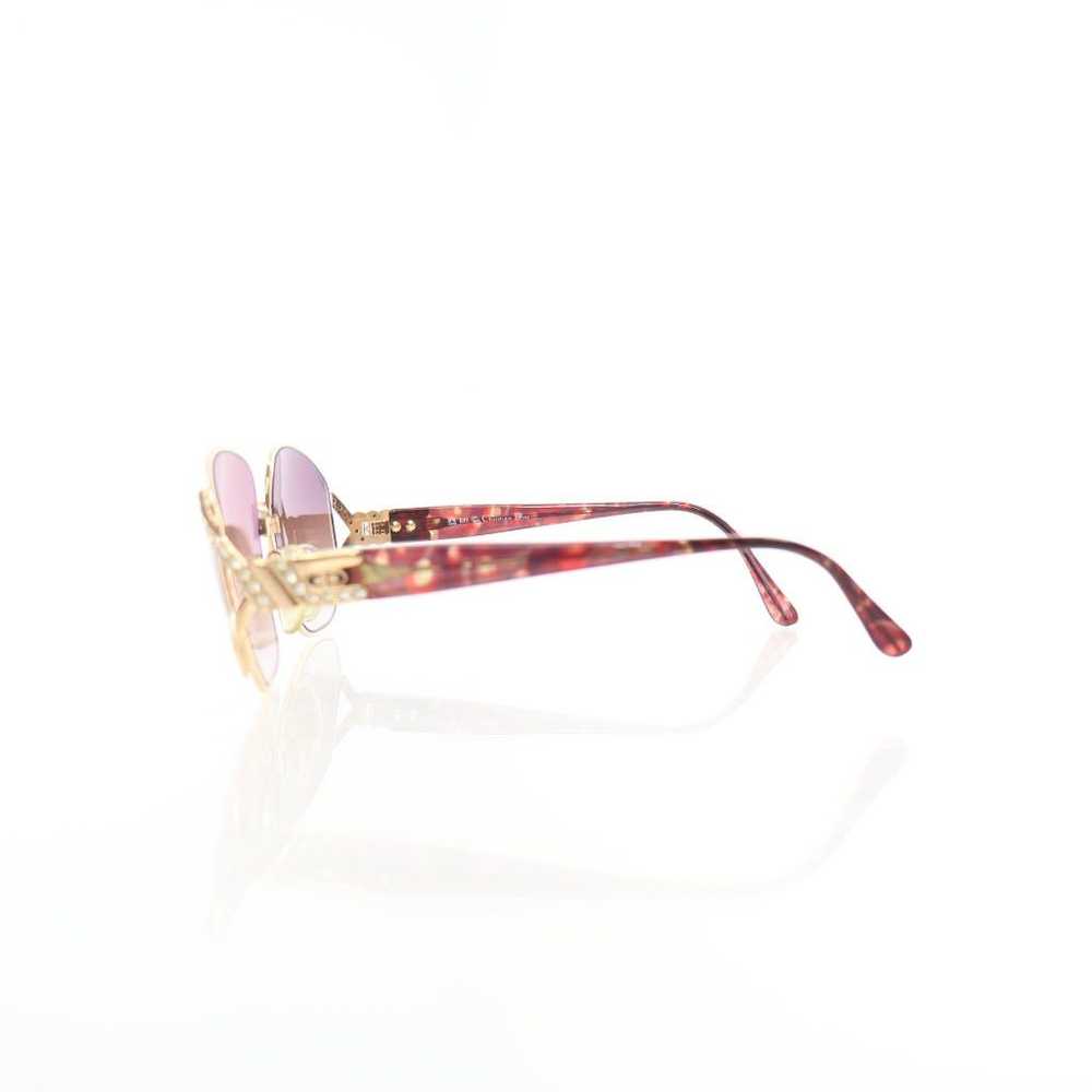 Dior Dior Vintage Crystal Embellished Rimmed Sung… - image 4