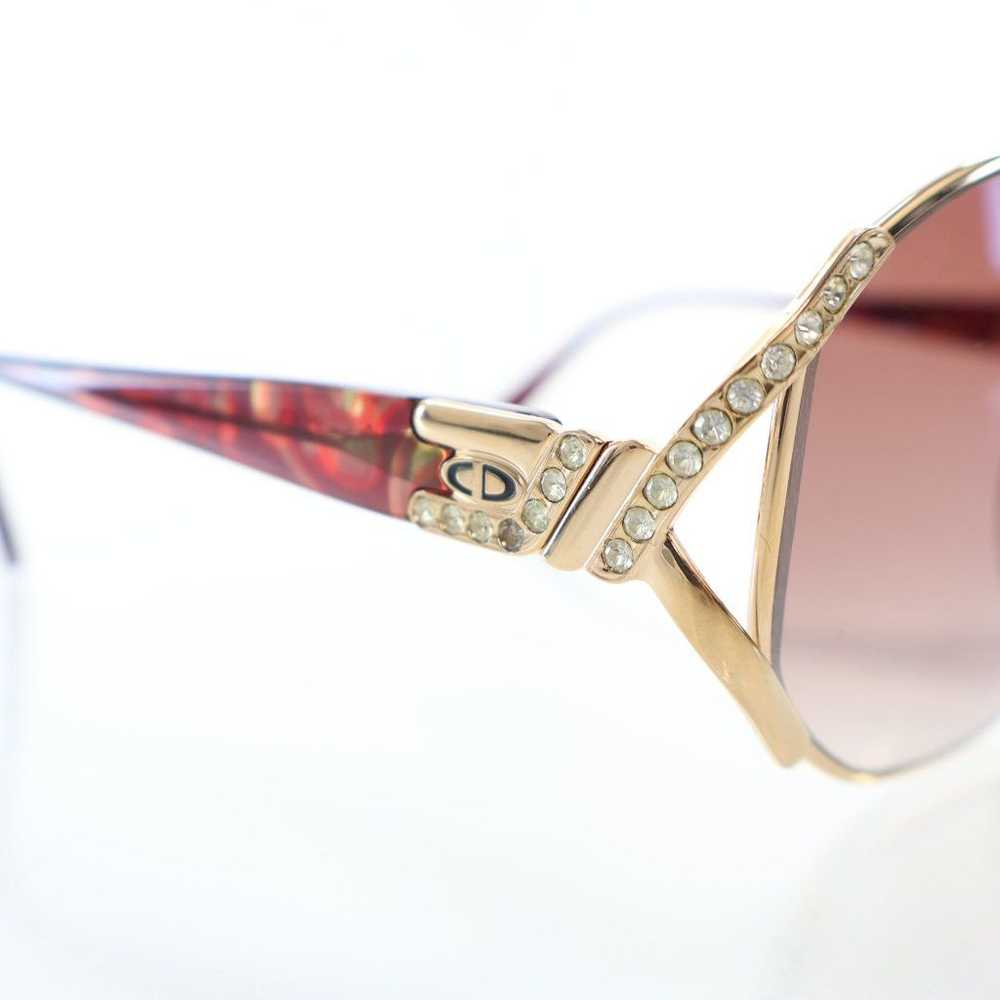 Dior Dior Vintage Crystal Embellished Rimmed Sung… - image 5