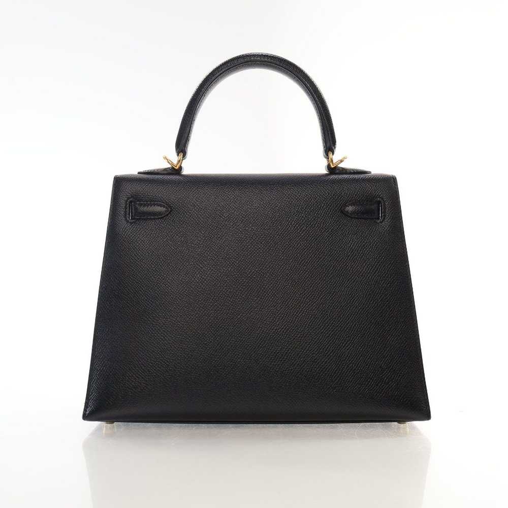 Hermes Hermes Kelly 25 Black Epsom - image 11