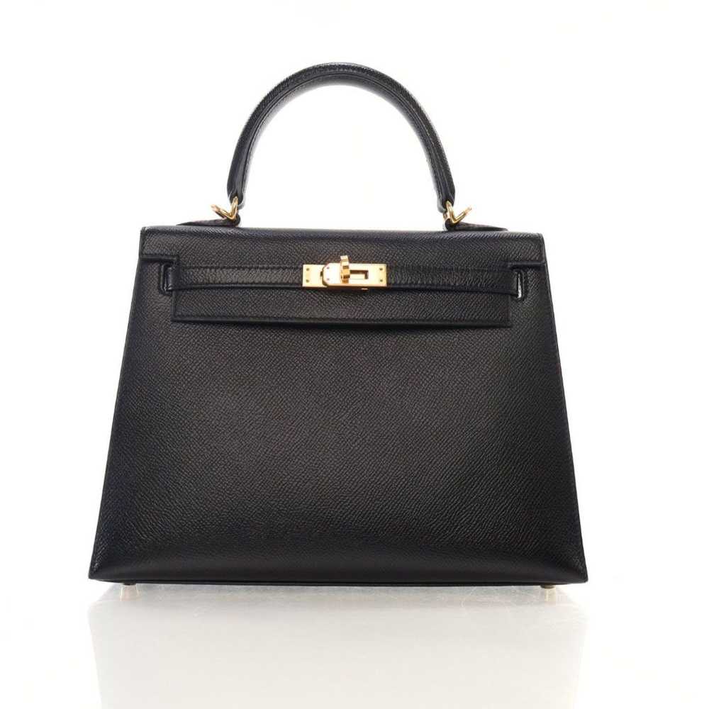 Hermes Hermes Kelly 25 Black Epsom - image 1