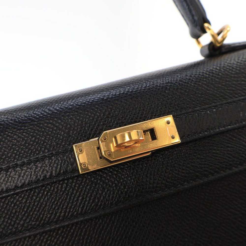 Hermes Hermes Kelly 25 Black Epsom - image 4