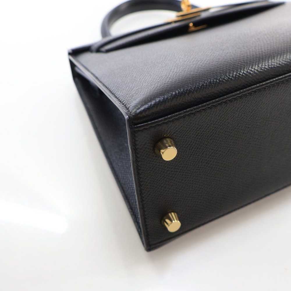 Hermes Hermes Kelly 25 Black Epsom - image 6