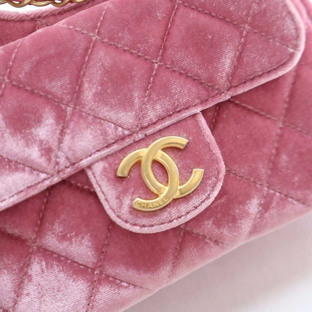 Chanel Chanel Wave CC Hobo Small Pink Velvet - image 4