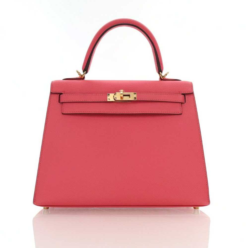 Hermes Hermes Rose Azalee Epsom Kelly 25 - image 1