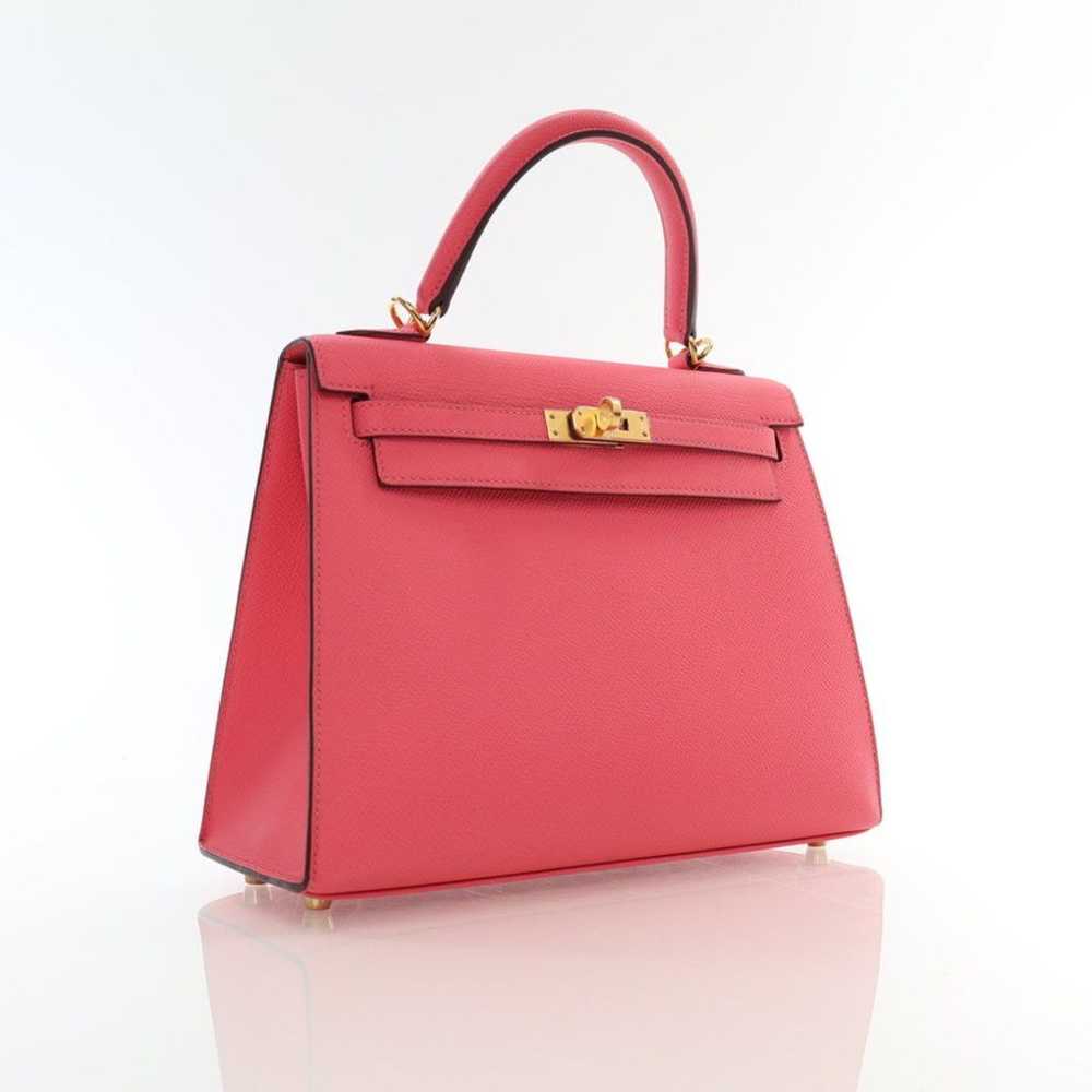 Hermes Hermes Rose Azalee Epsom Kelly 25 - image 2