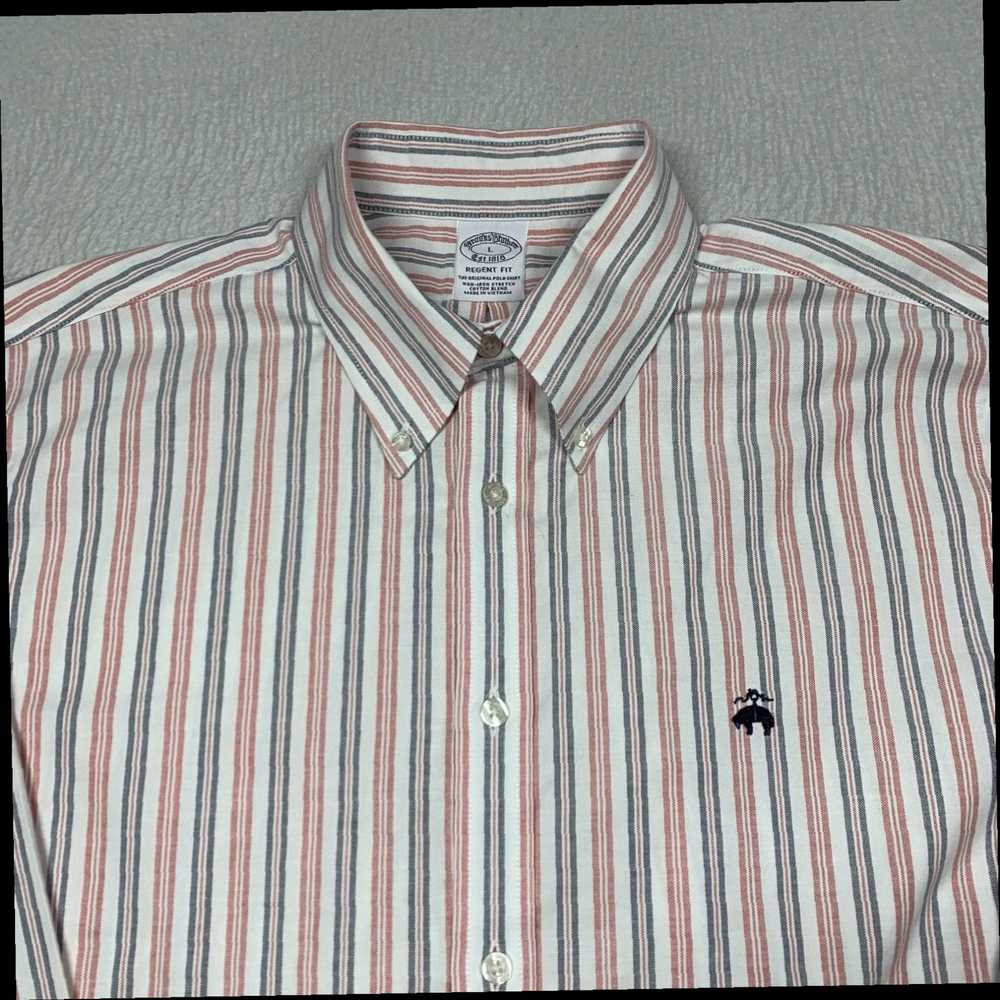 Brooks Brothers Multicolor Stripe Long Sleeve Reg… - image 2