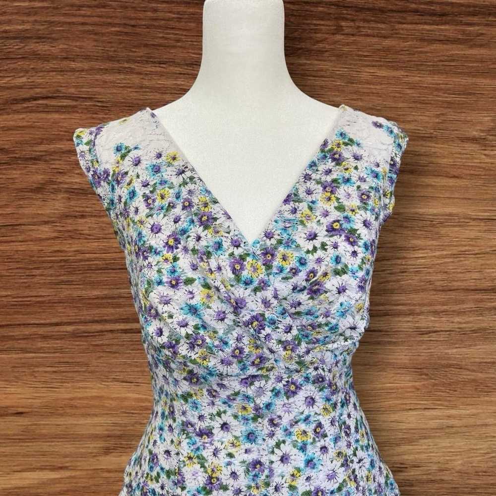 Betsy Johnson floral dress Size 4 - image 2