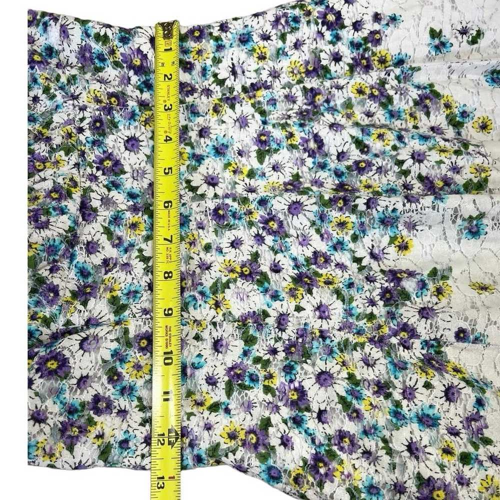 Betsy Johnson floral dress Size 4 - image 8