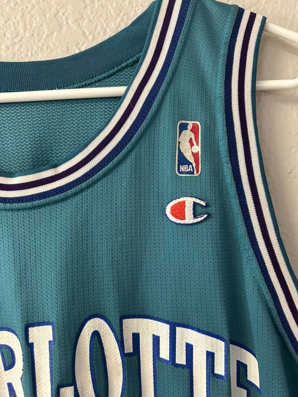 Champion Vtg 90s Champion Charlotte Hornets Baske… - image 4