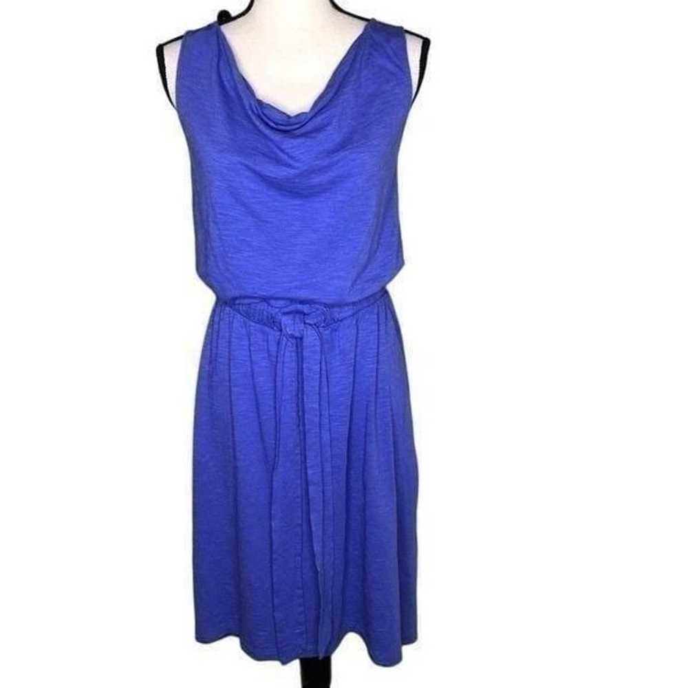 Lilla P Drape Front High Low Hem Dress Size S - image 1