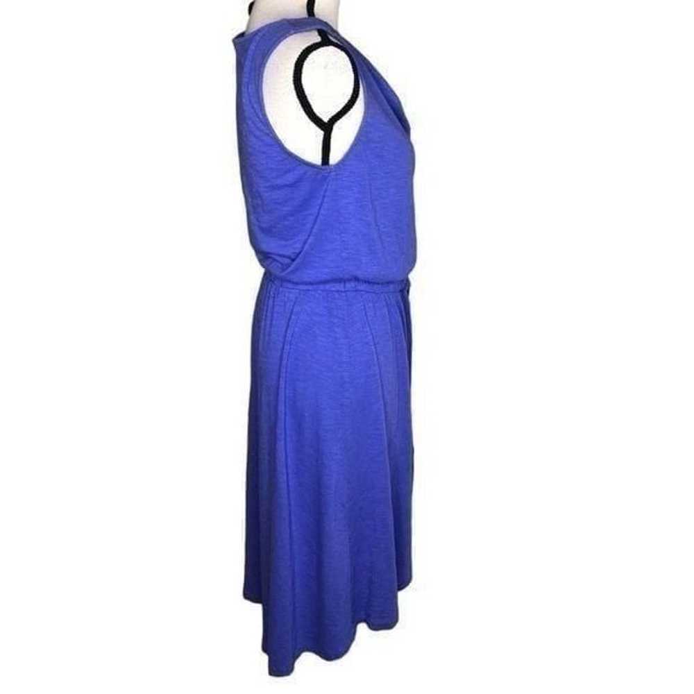 Lilla P Drape Front High Low Hem Dress Size S - image 2